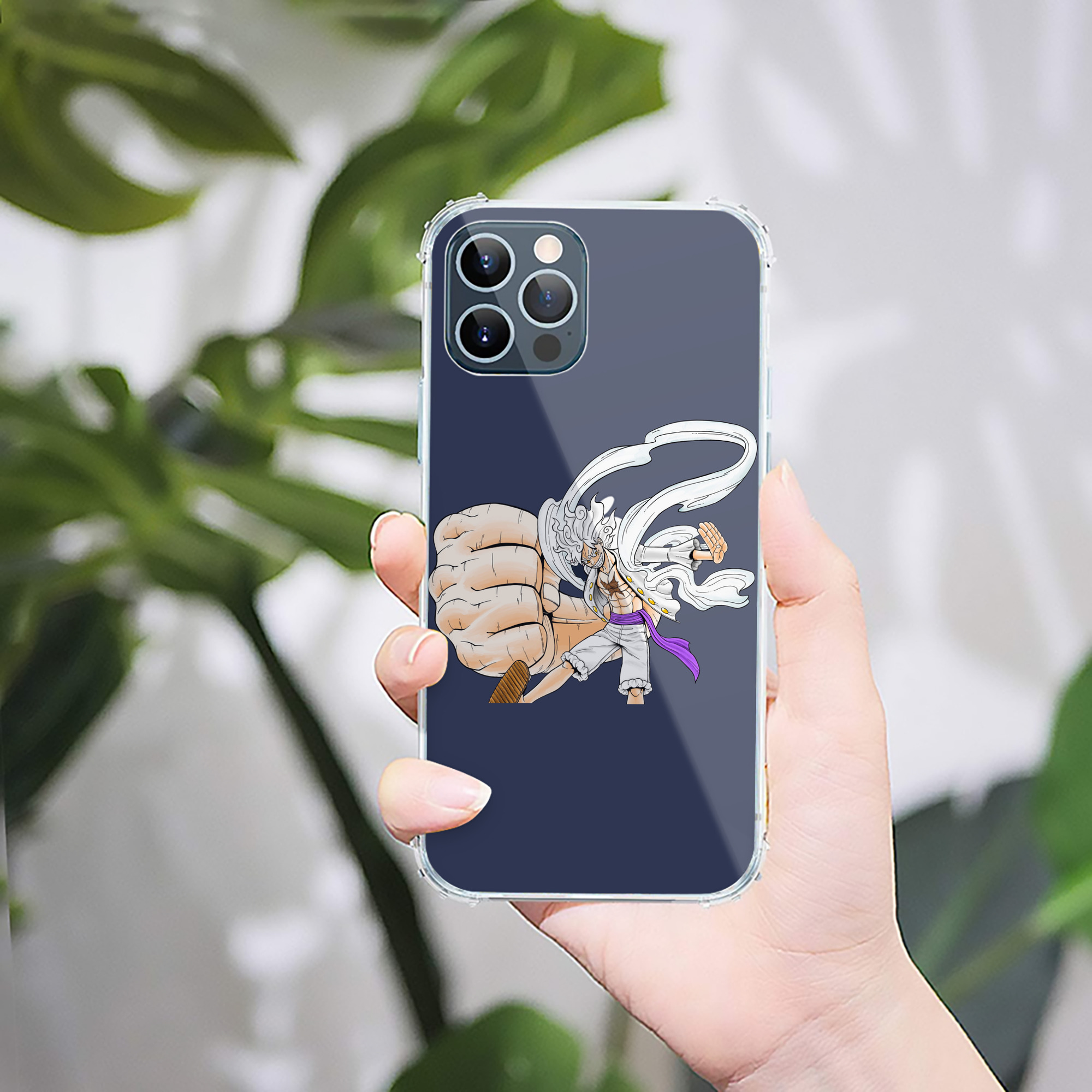 （画像用） ワンピース モンキー・D・ルフィ ONE PIECE Monkey D. Luffy 【iPhone 12シリーズ対応】透明スマホケース（クリアソフトケース）